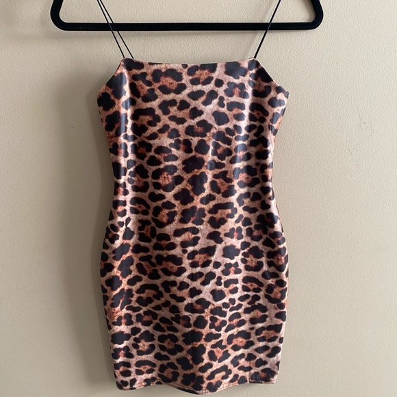 Printed mini dress - Picture 1 of 2